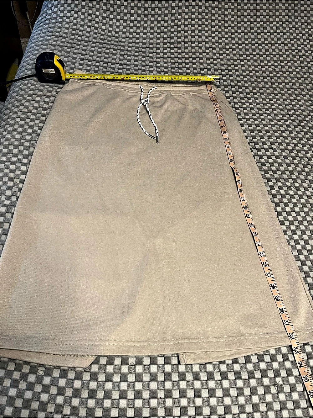 Wrotoma Women's Midi Skirt in Beige NWT